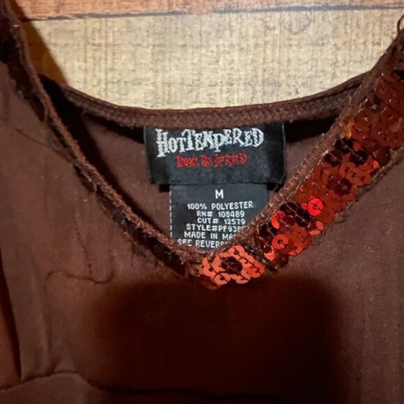 Brown sequins top Size medium - Picture 2 of 6